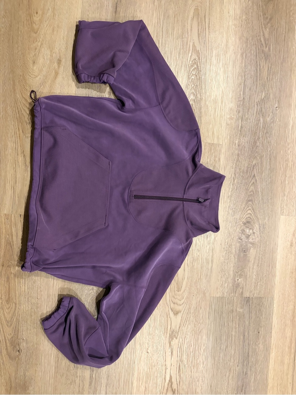 lululemon athletica Plum Half-Zip Cowl Pullover